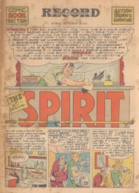 Large Thumbnail For The Spirit (1941-09-28) - Philadelphia Record - Version 2