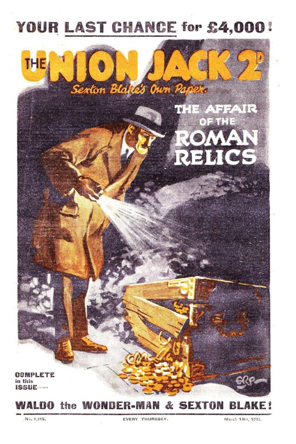 Comic Book Cover For Union Jack 1118 - The Affair of the Roman Relics