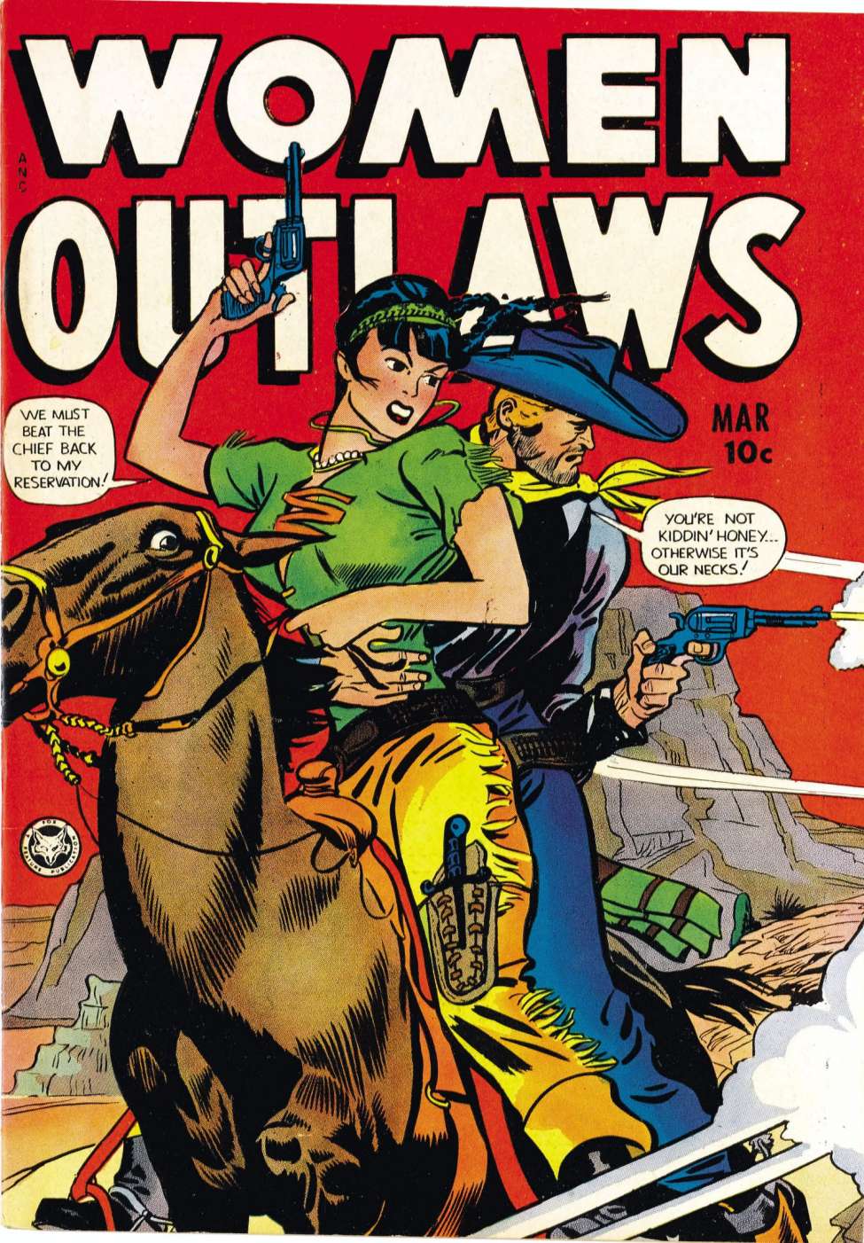 Comic Book Cover For Women Outlaws 5 (inc)