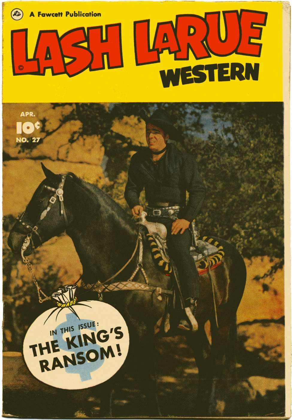 Comic Book Cover For Lash LaRue Western 27