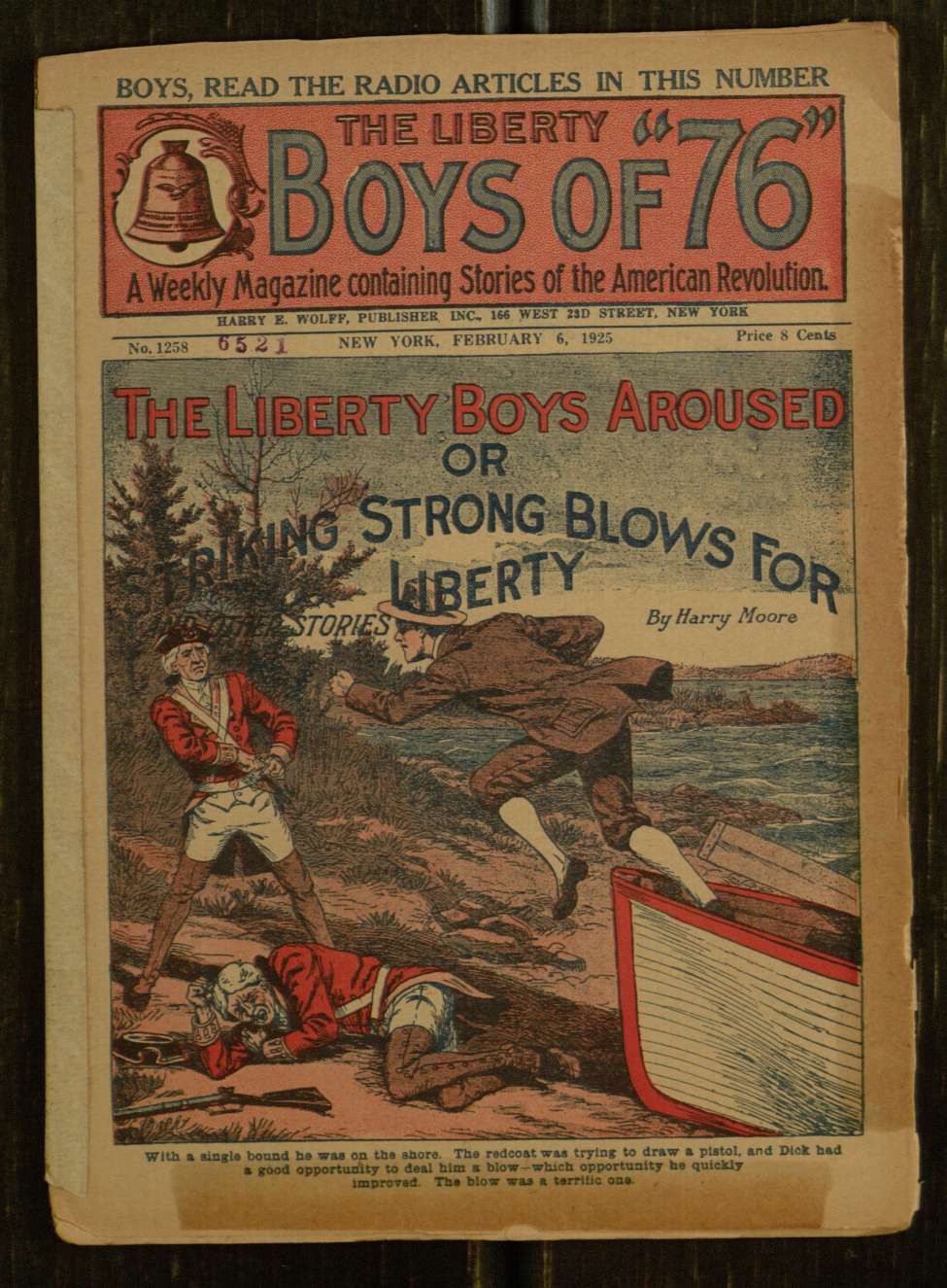 Book Cover For The Liberty Boys of 76 1258 - The Liberty Boys Aroused