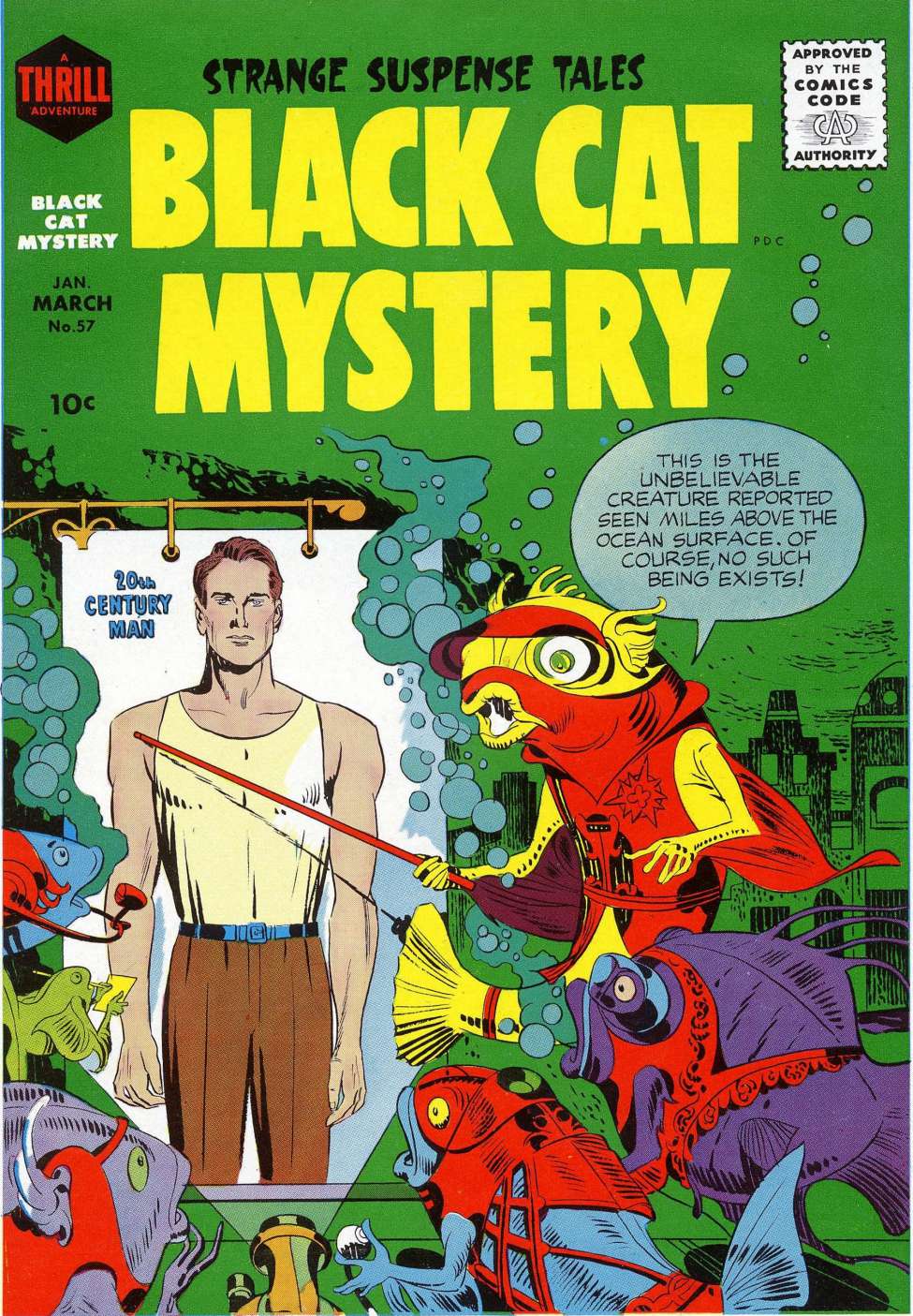 Comic Book Cover For Black Cat 57 (Mystery)
