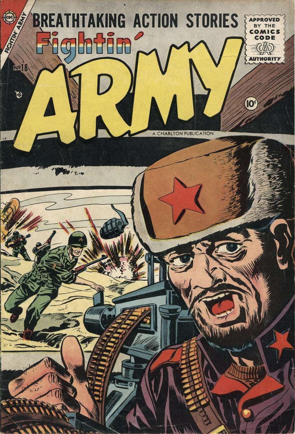 Book Cover For Fightin' Army 18