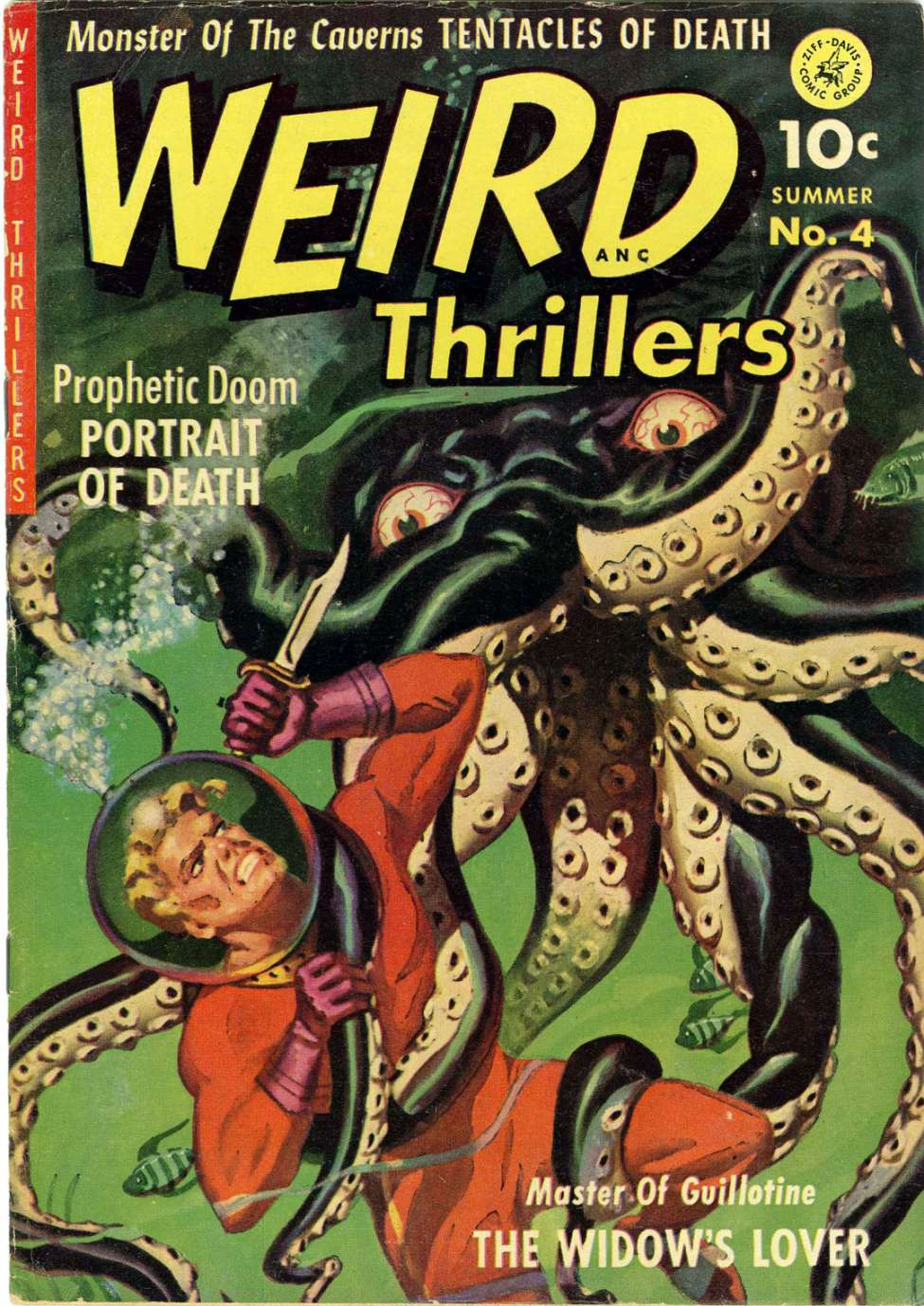 Comic Book Cover For Weird Thrillers 4