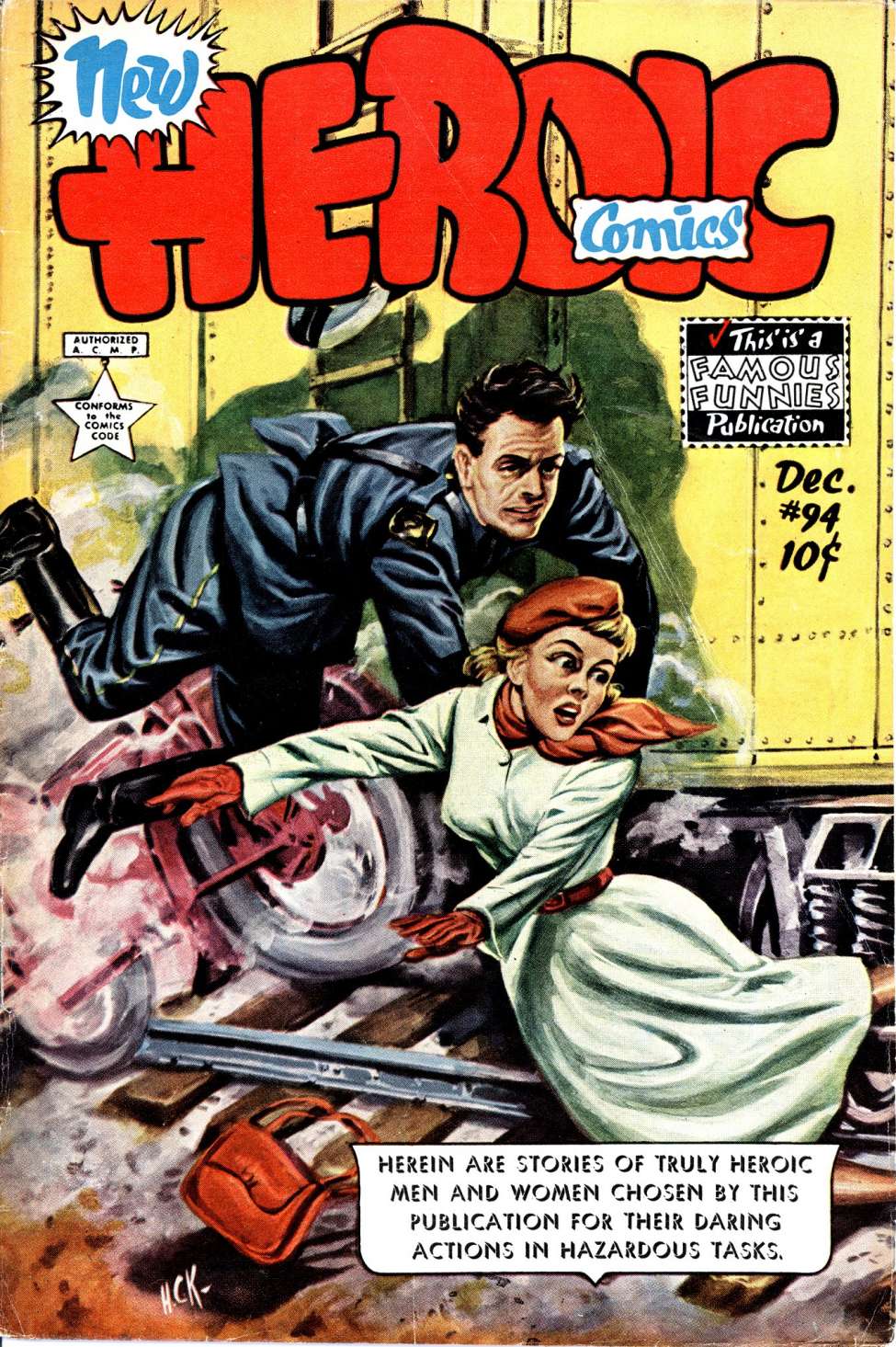 Comic Book Cover For New Heroic Comics 94