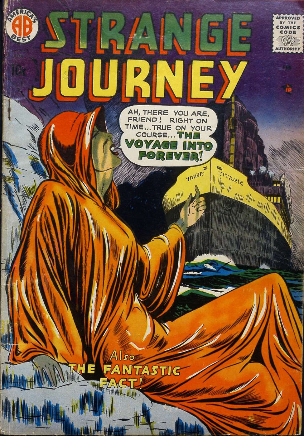 Comic Book Cover For Strange Journey 3