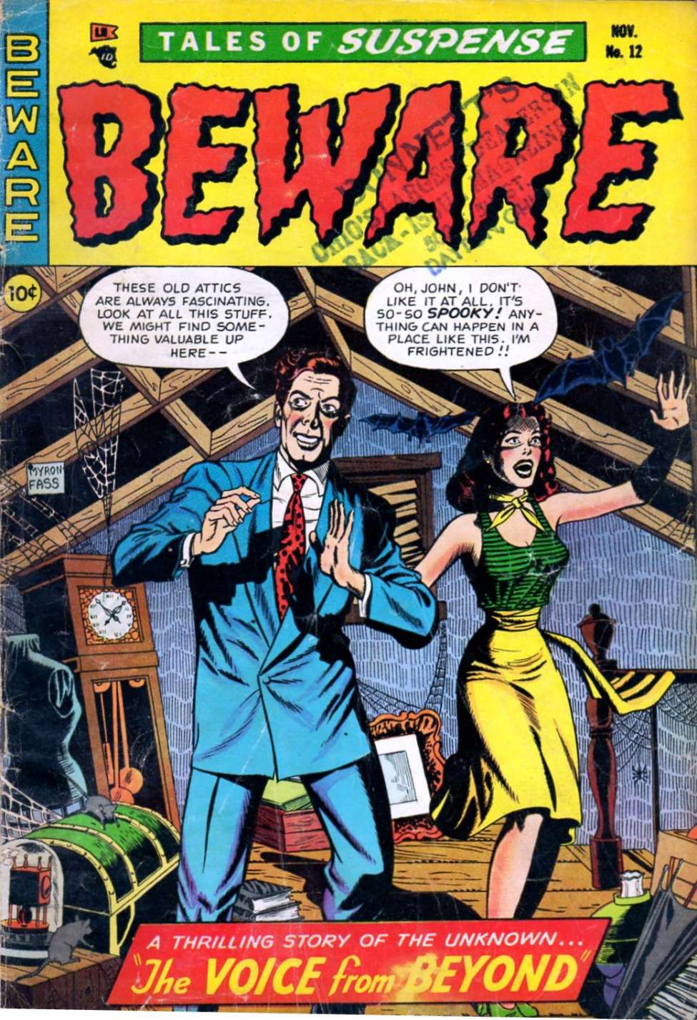 Comic Book Cover For Beware 12