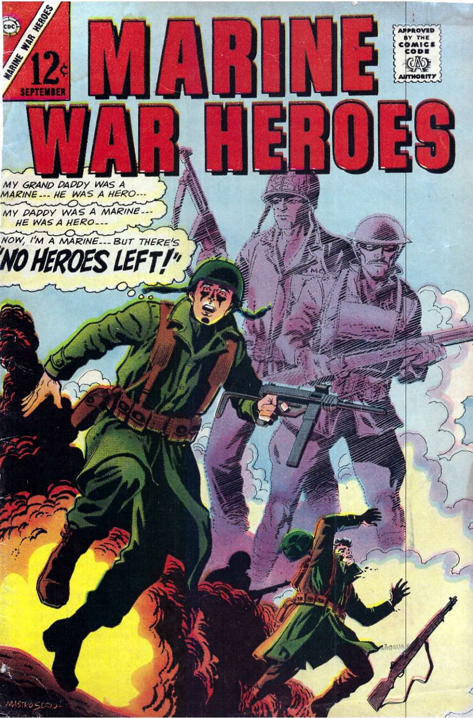 Comic Book Cover For Marine War Heroes 15