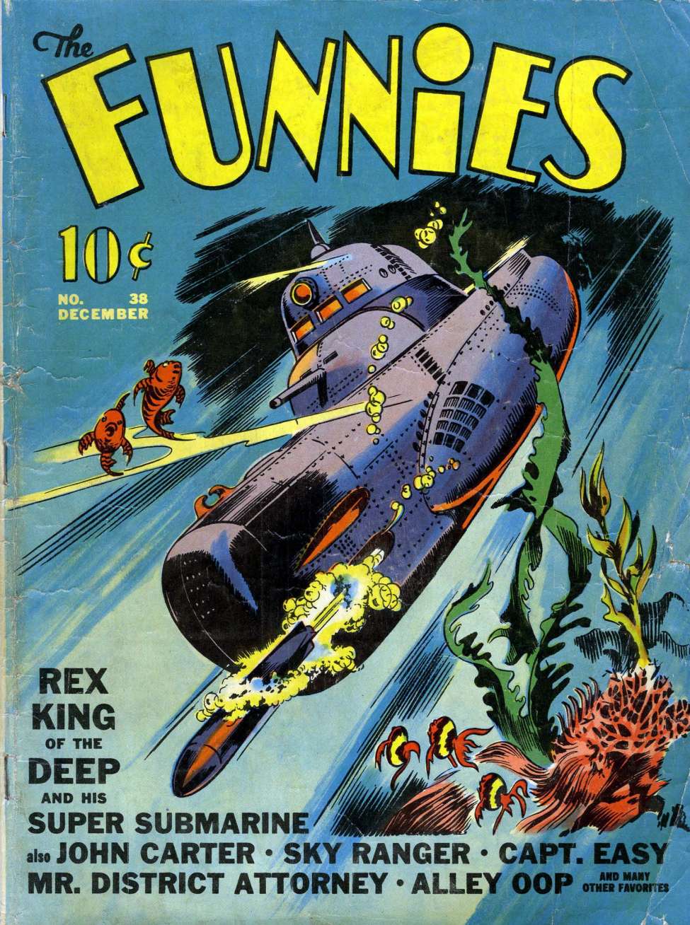Comic Book Cover For The Funnies 38