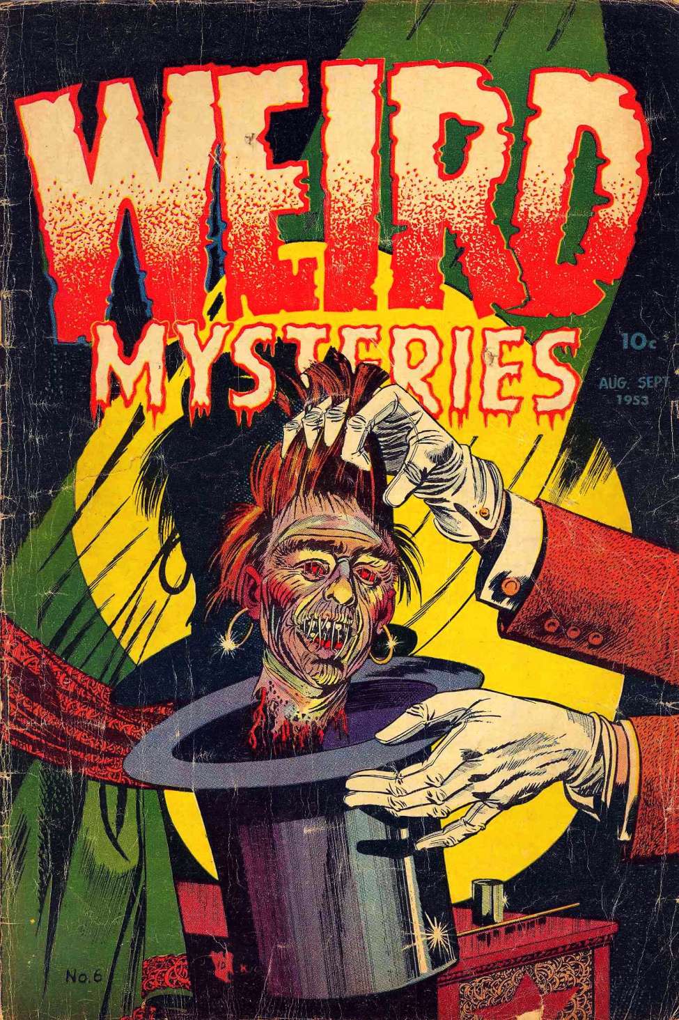 Comic Book Cover For Weird Mysteries 6