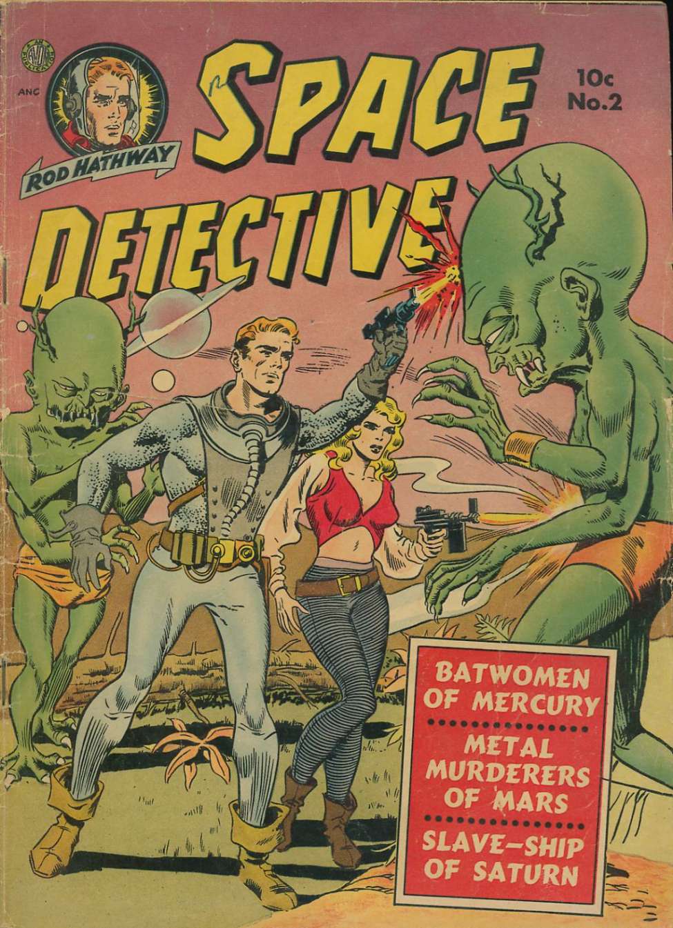 Comic Book Cover For Space Detective 2