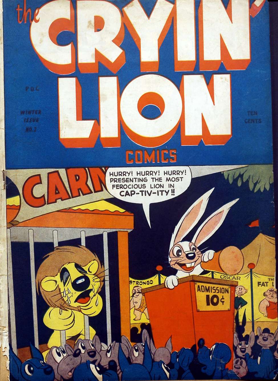 Comic Book Cover For Cryin' Lion Comics 2 (alt) - Version 2