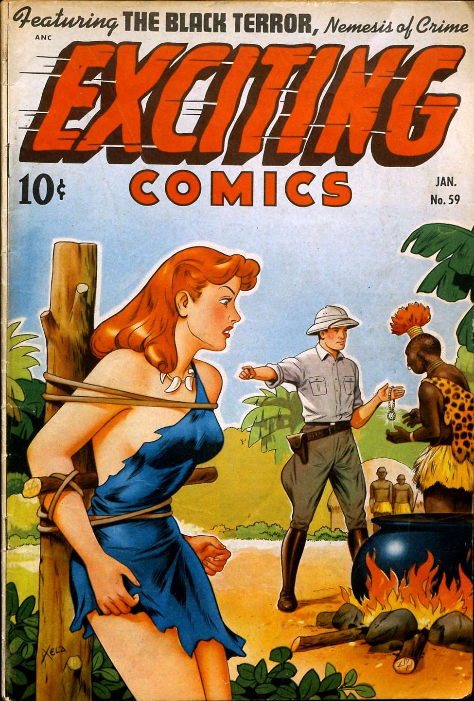 Book Cover For Exciting Comics 59