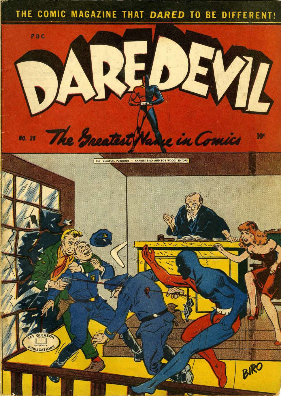 Comic Book Cover For Daredevil Comics 28