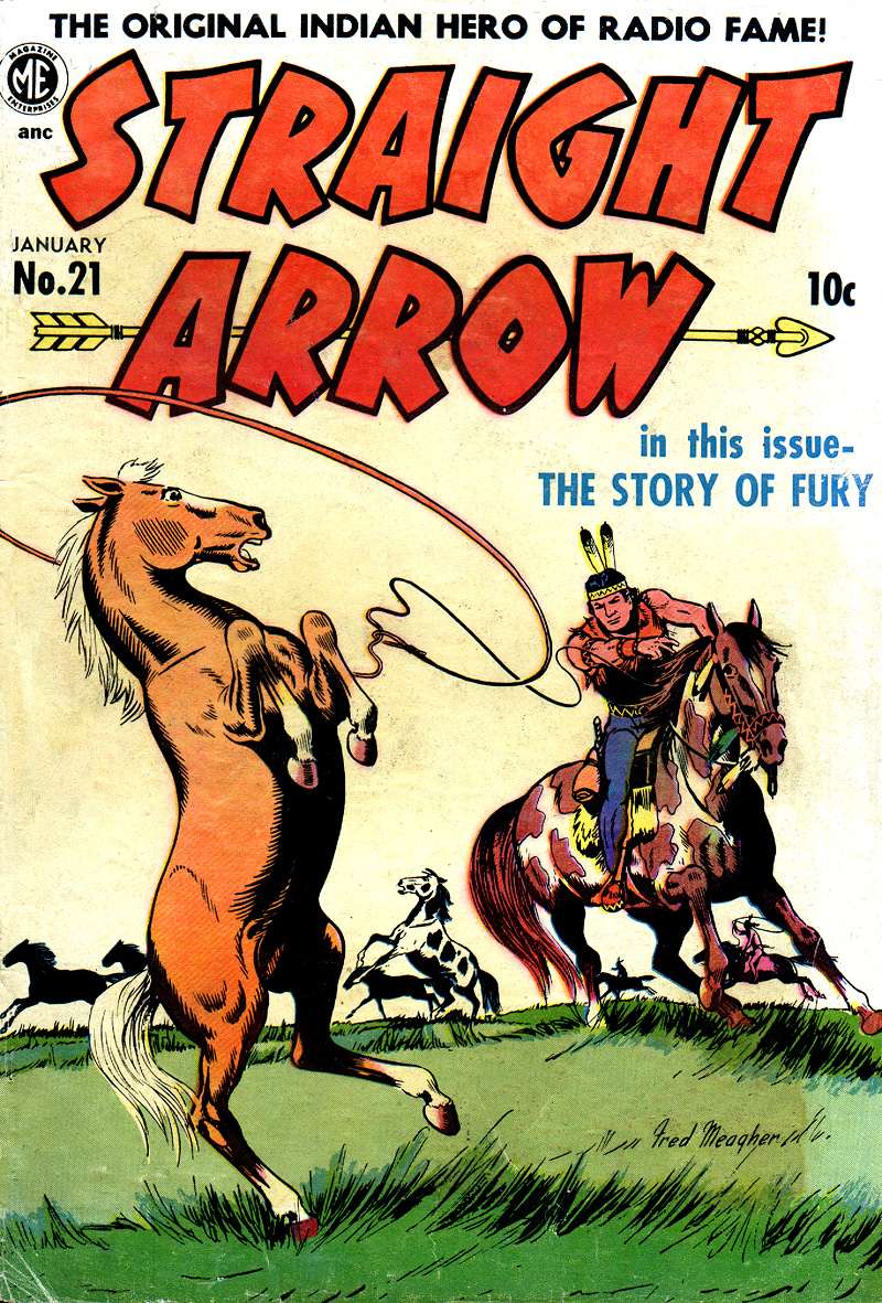 Comic Book Cover For Straight Arrow 21 - Version 1