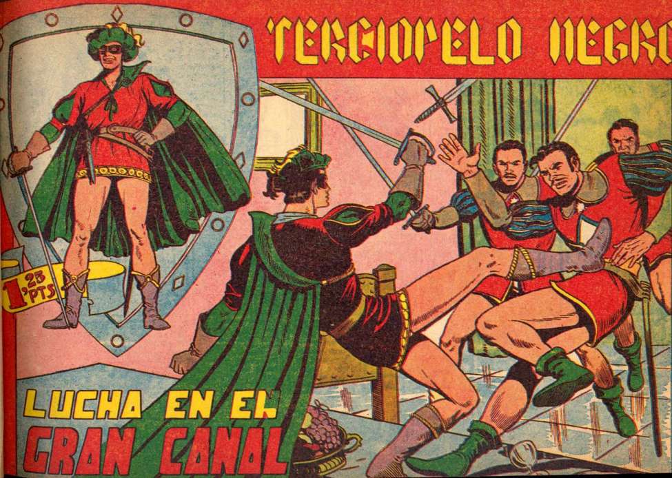 Comic Book Cover For Terciopelo Negro 4 - La lucha en el gran canal
