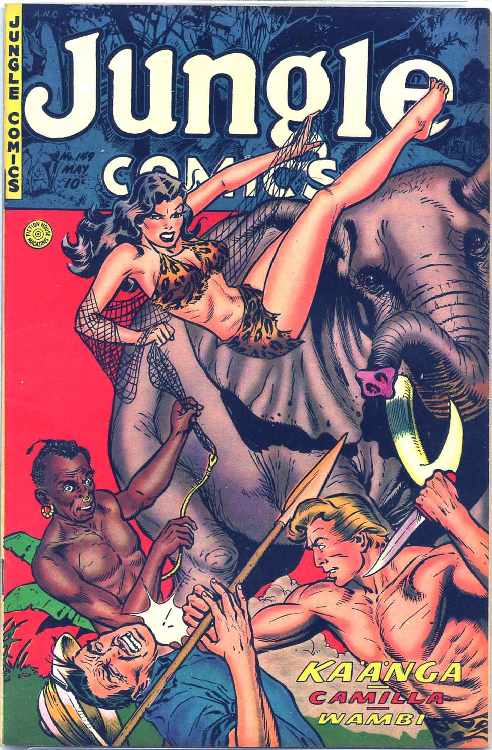 Book Cover For Jungle Comics 149