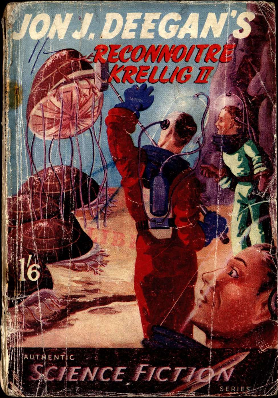 Comic Book Cover For Authentic Science Fiction 2 - Reconnoitre Krellig II - Jon J. Deegan