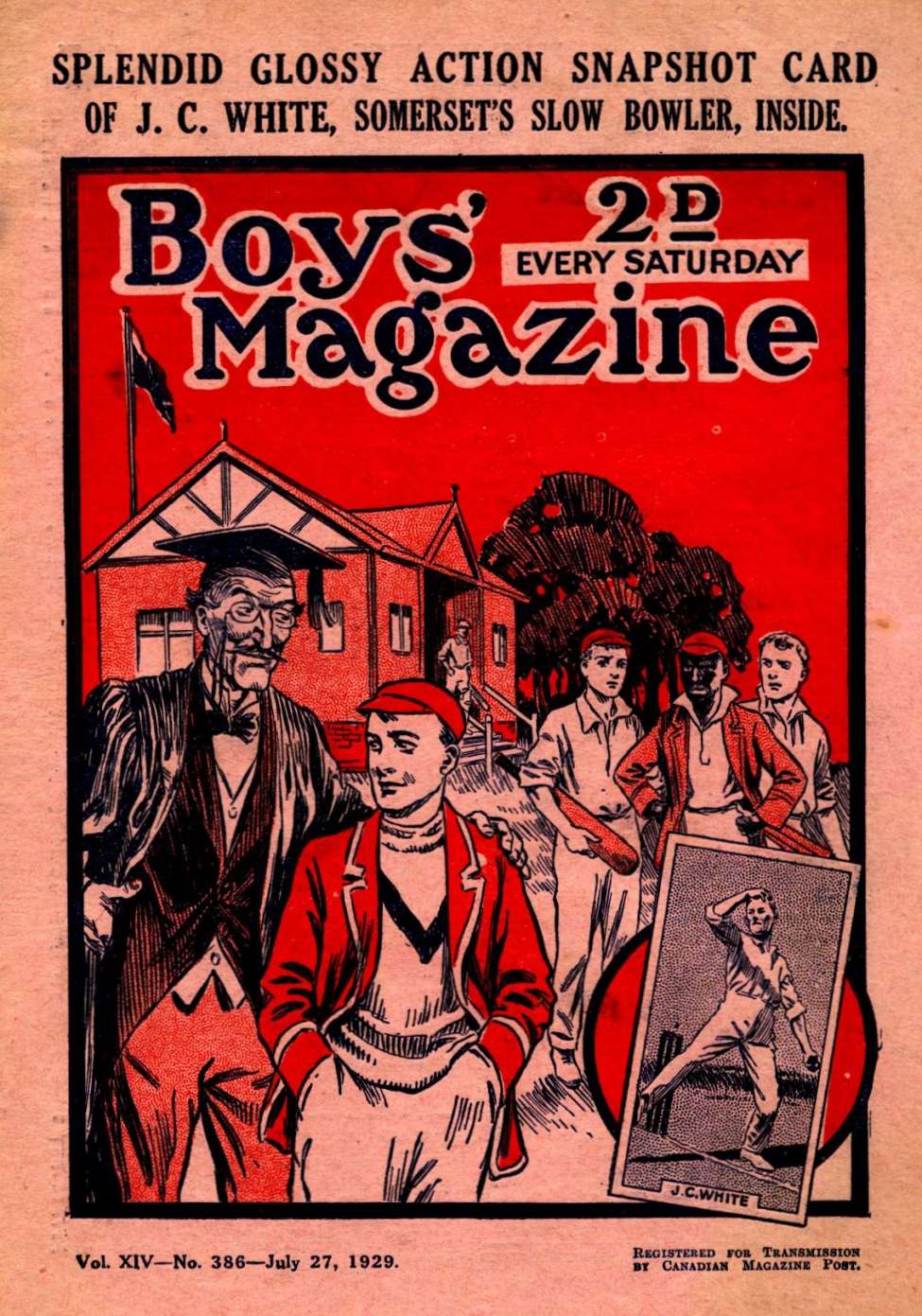 Book Cover For Boys' Magazine 386