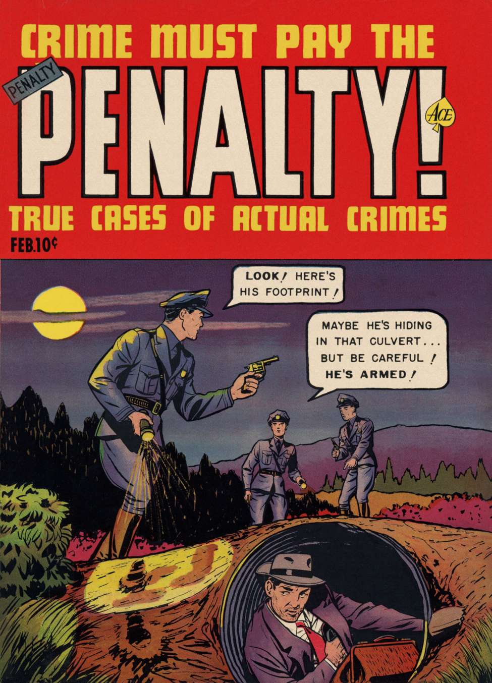 Comic Book Cover For Crime Must Pay the Penalty 24