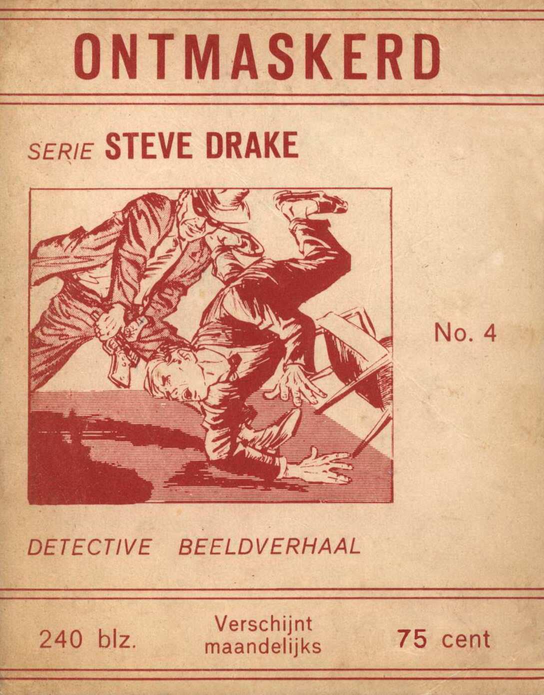 Comic Book Cover For Steve Drake 4 - Ontmaskerd