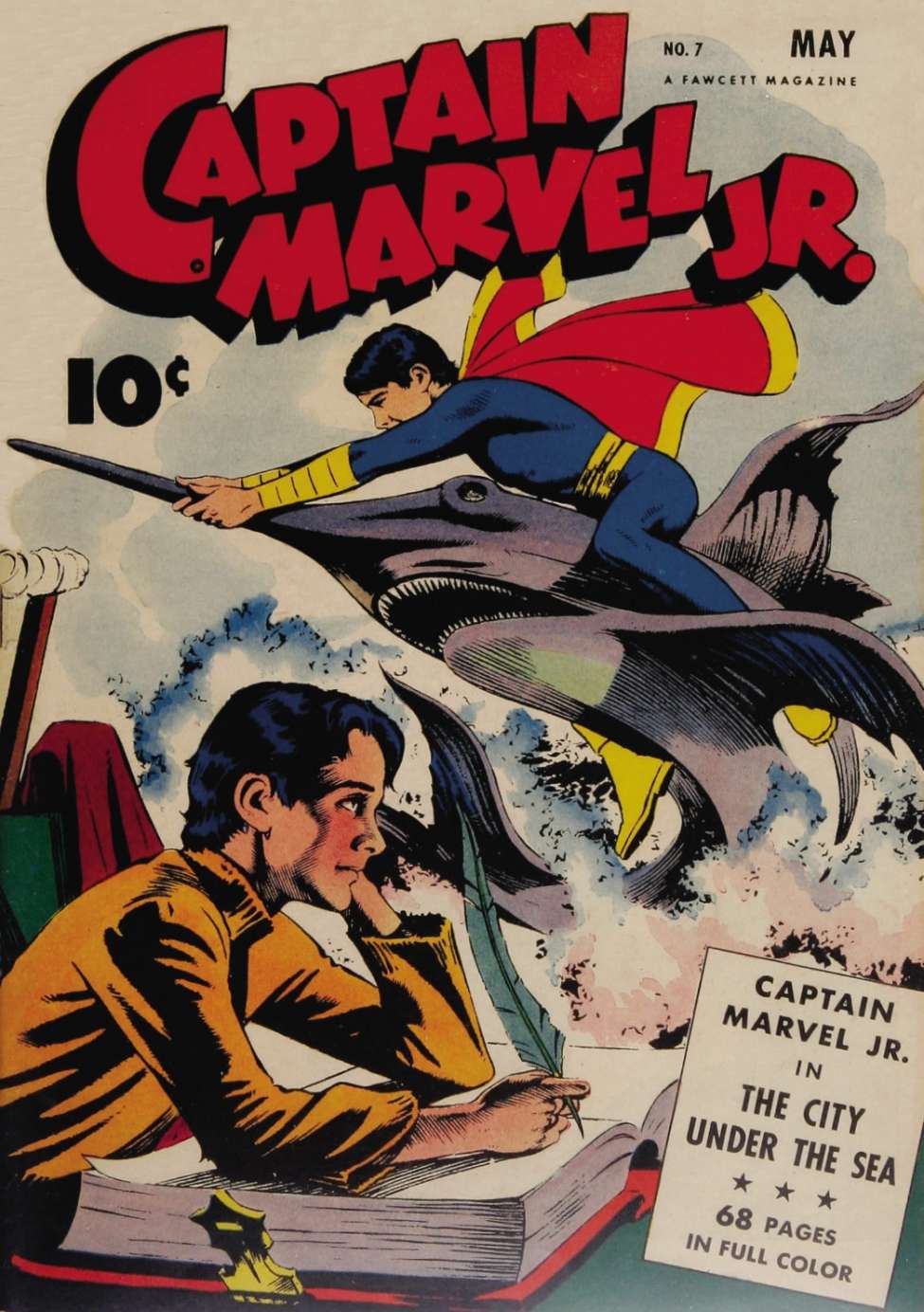 Book Cover For Captain Marvel Jr. 7 (1 fiche)