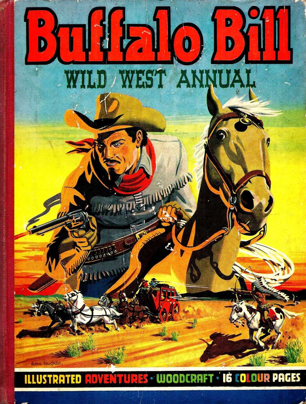 Comic Book Cover For Buffalo Bill Wild West Annual 1950
