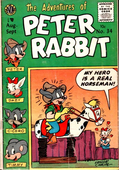 Comic Book Cover For Peter Rabbit 34 - Version 1
