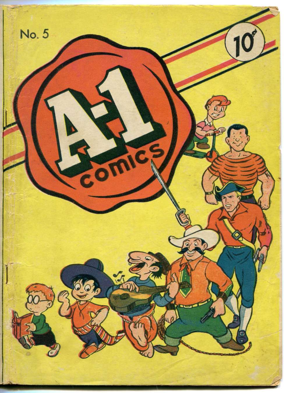 Book Cover For A-1 Comics 5 - Corsair
