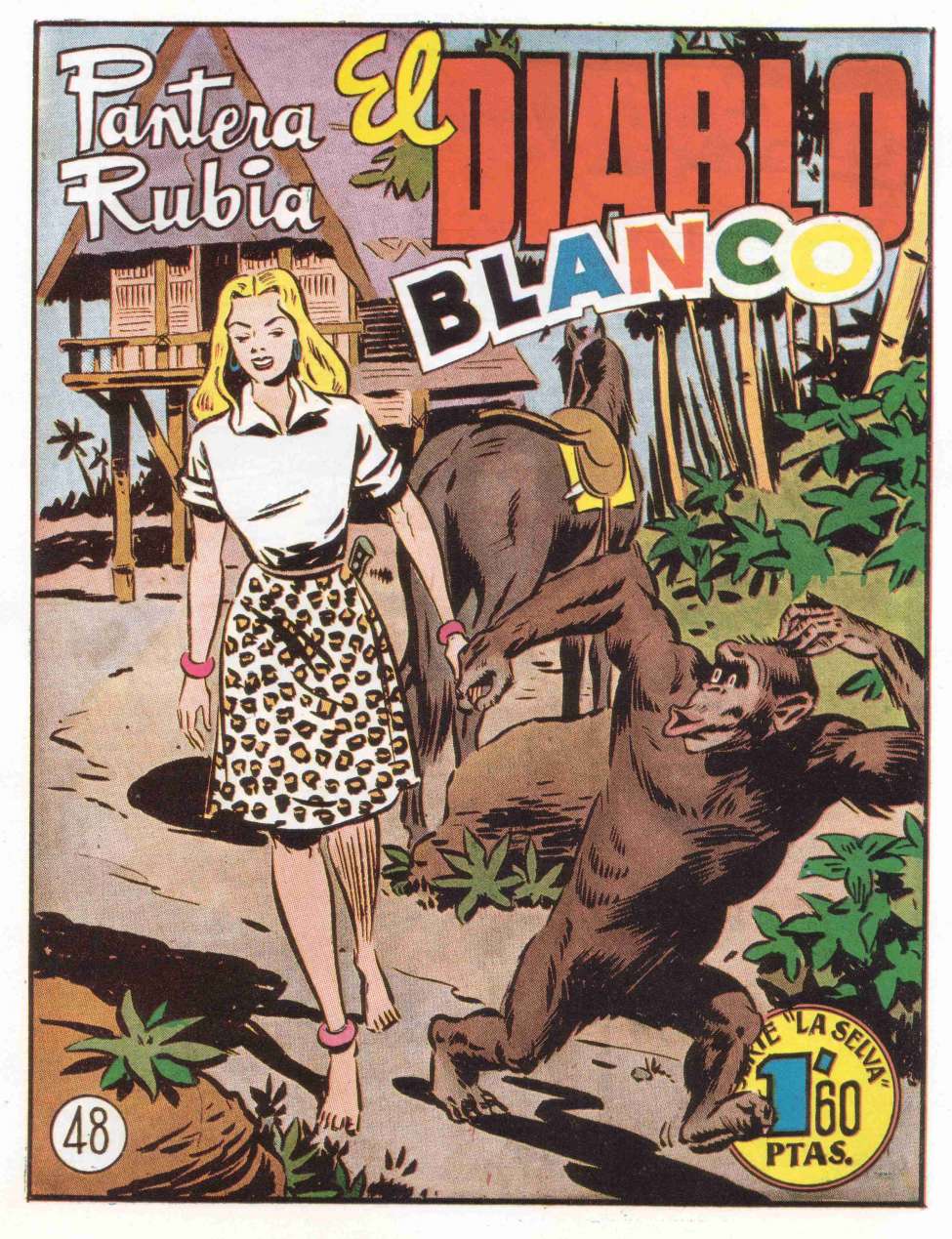 Comic Book Cover For Pantera Rubia 36 - El Diablo Blanco