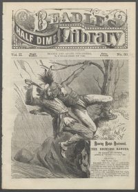 Large Thumbnail For Beadle's Half Dime Library 30 - Roaring Ralph Rockwood, the Reckless Ranger