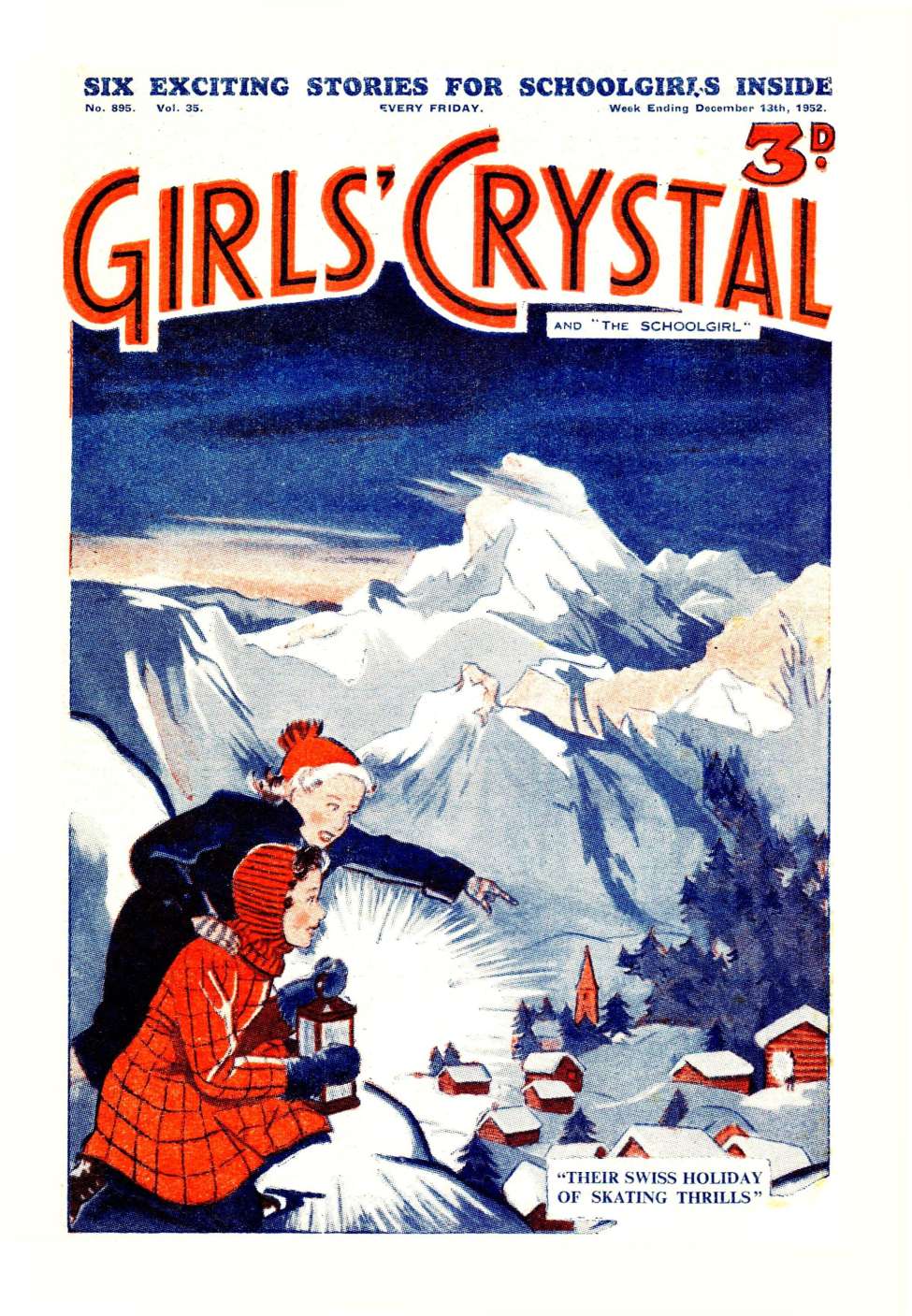 Book Cover For Girls' Crystal 895 - Aerial Castaways of the South Seas