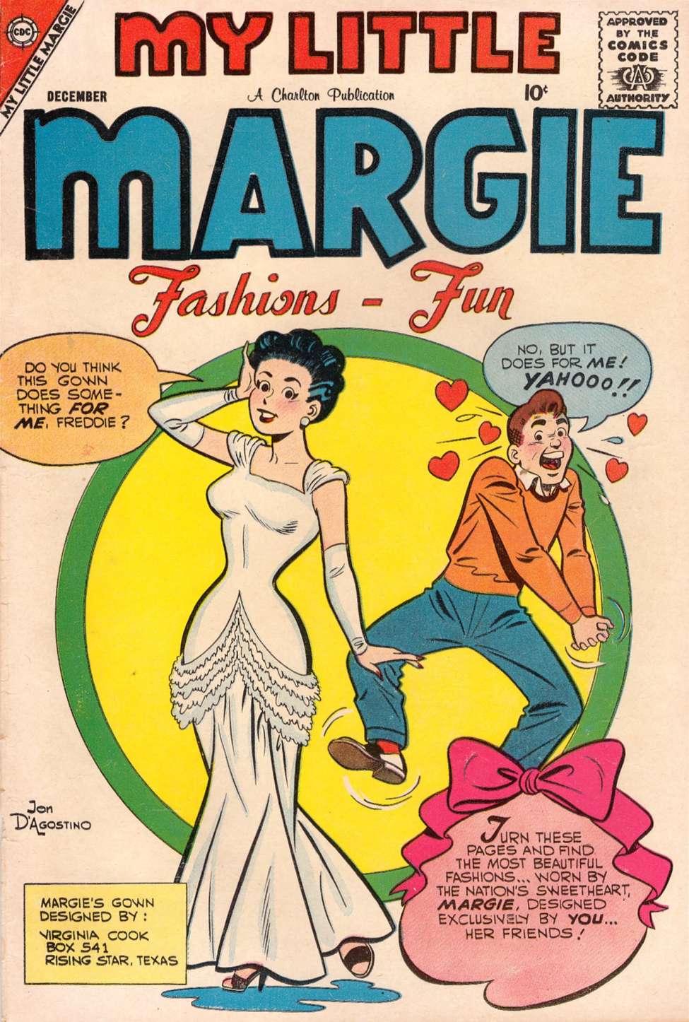 Comic Book Cover For My Little Margie 22