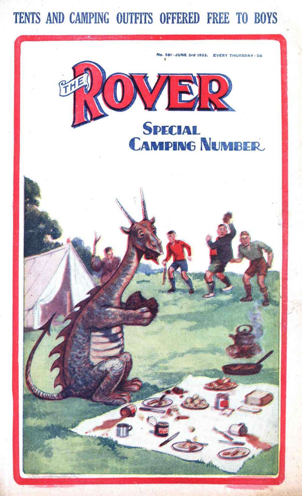 Comic Book Cover For The Rover 581