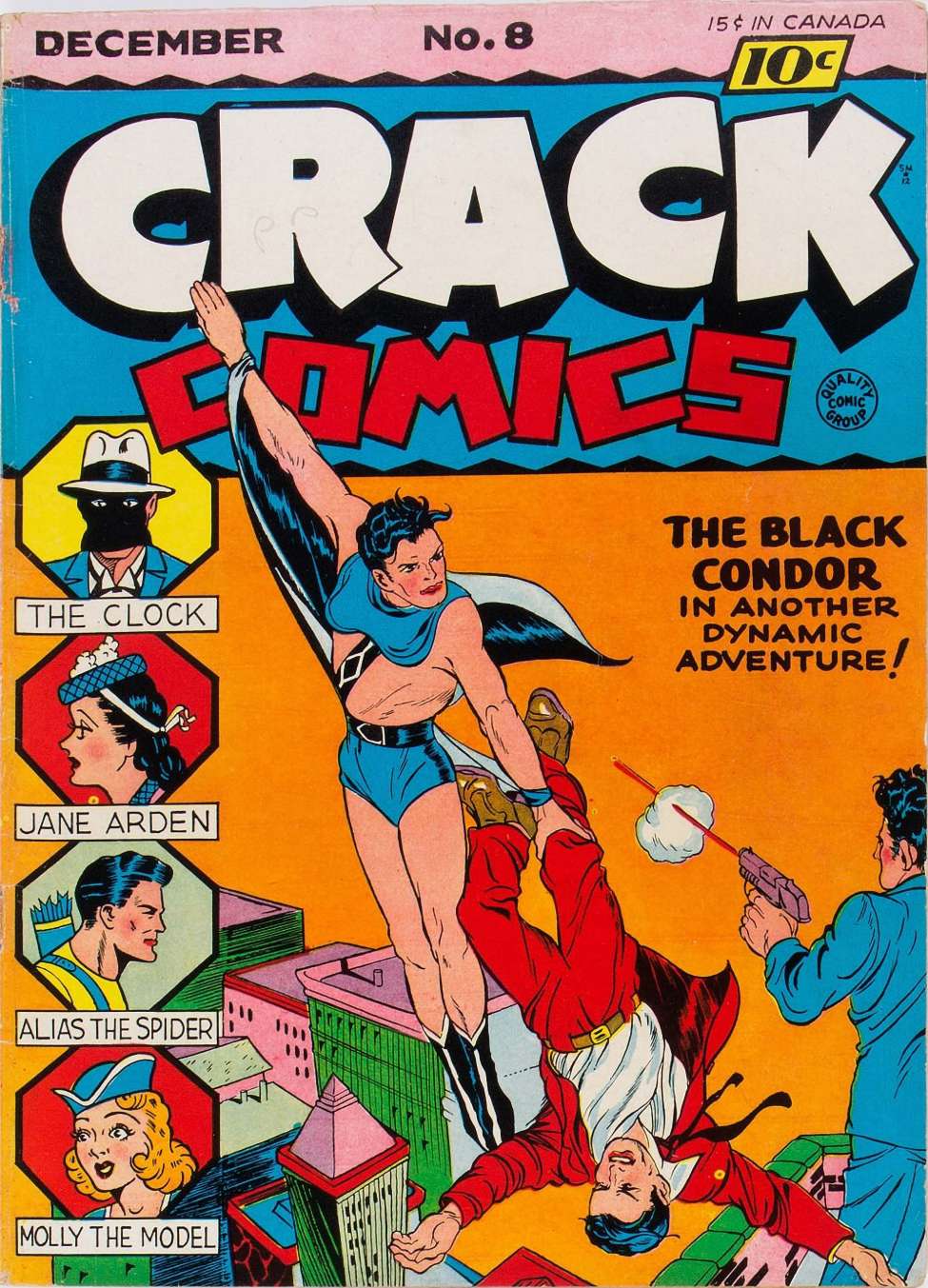 Comic Book Cover For Crack Comics 8 - Version 2