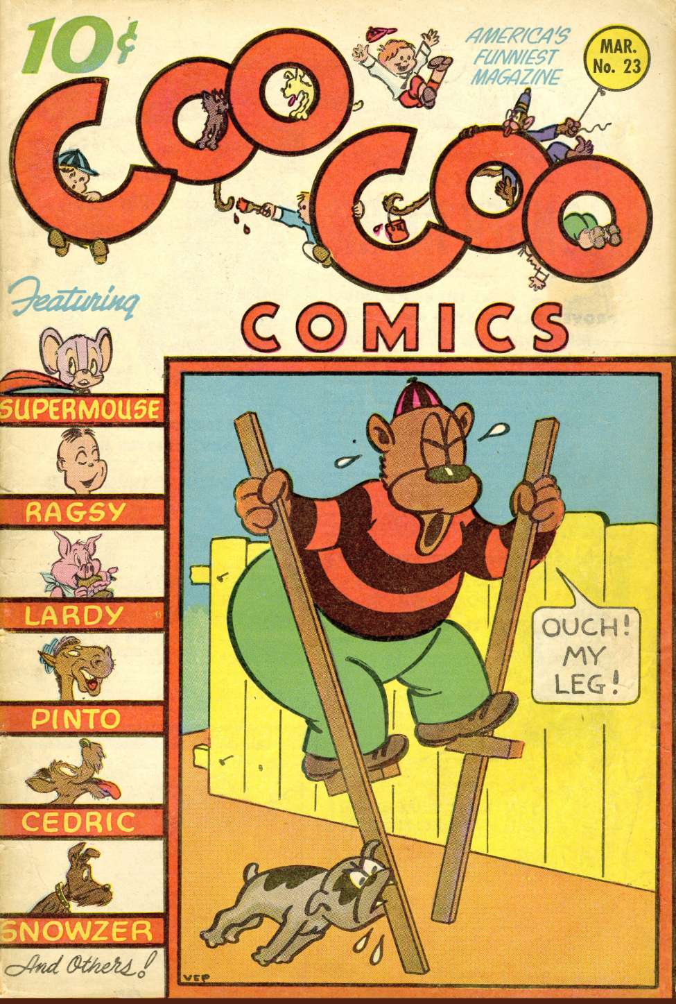 Comic Book Cover For Coo Coo Comics 23