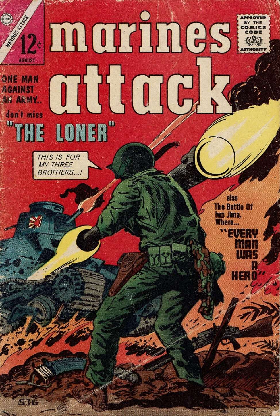 Comic Book Cover For Marines Attack 1