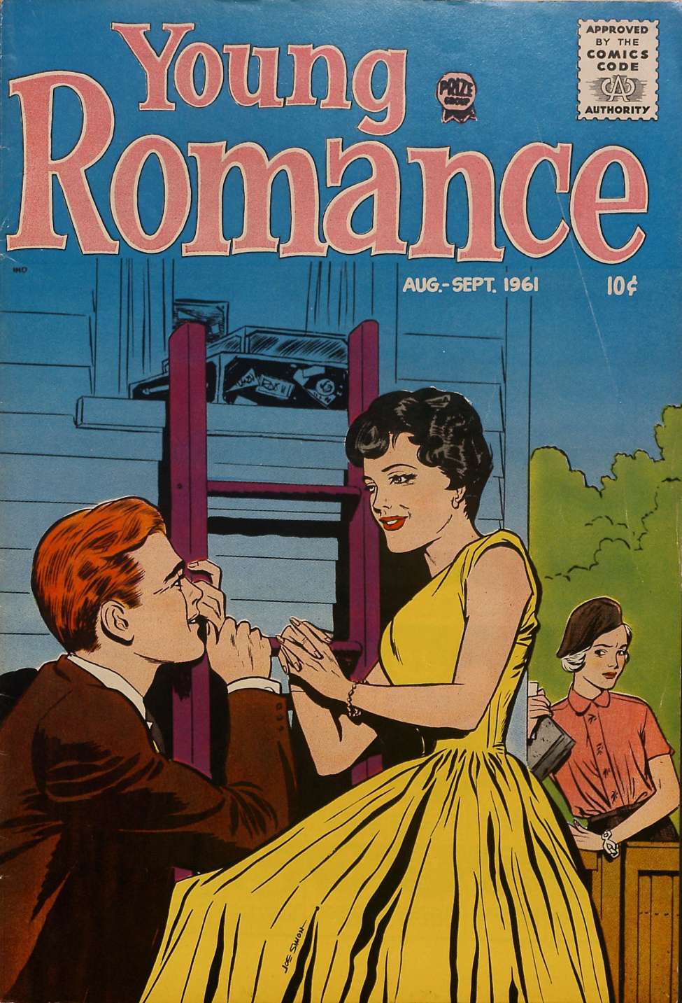 Comic Book Cover For Young Romance 113