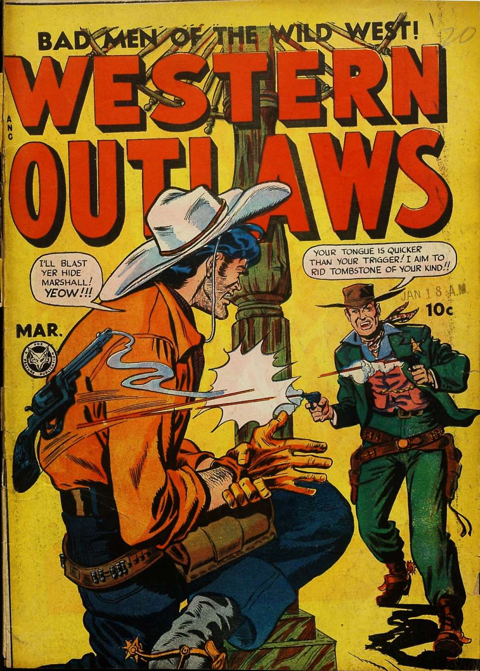Book Cover For Western Outlaws 20