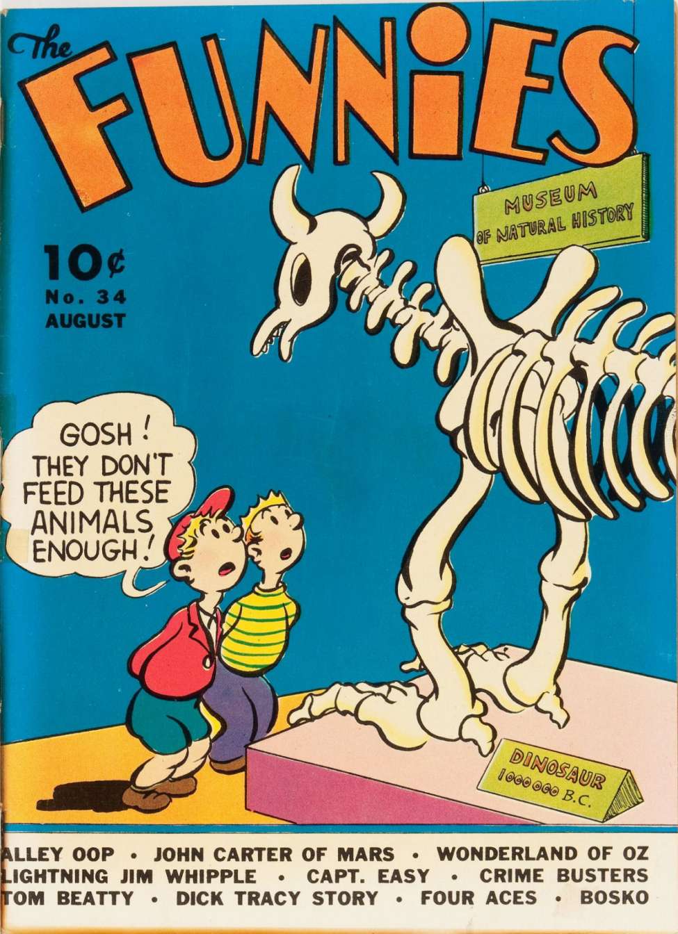 Comic Book Cover For The Funnies 34