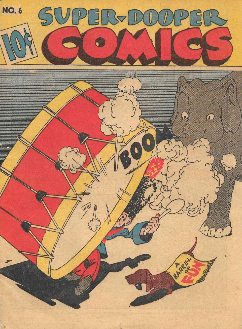 Book Cover For Super-Dooper Comics 6