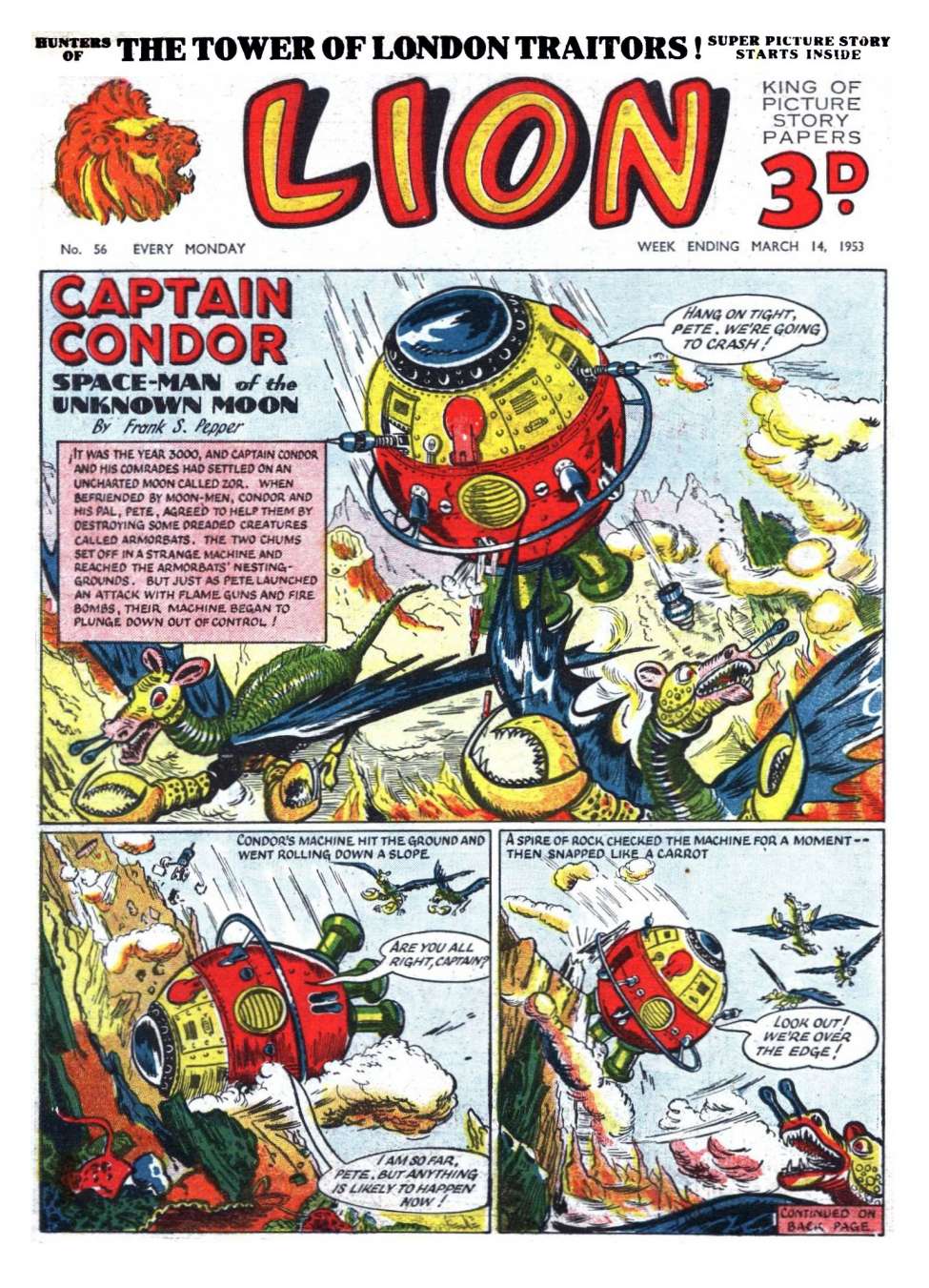 Comic Book Cover For Lion 56