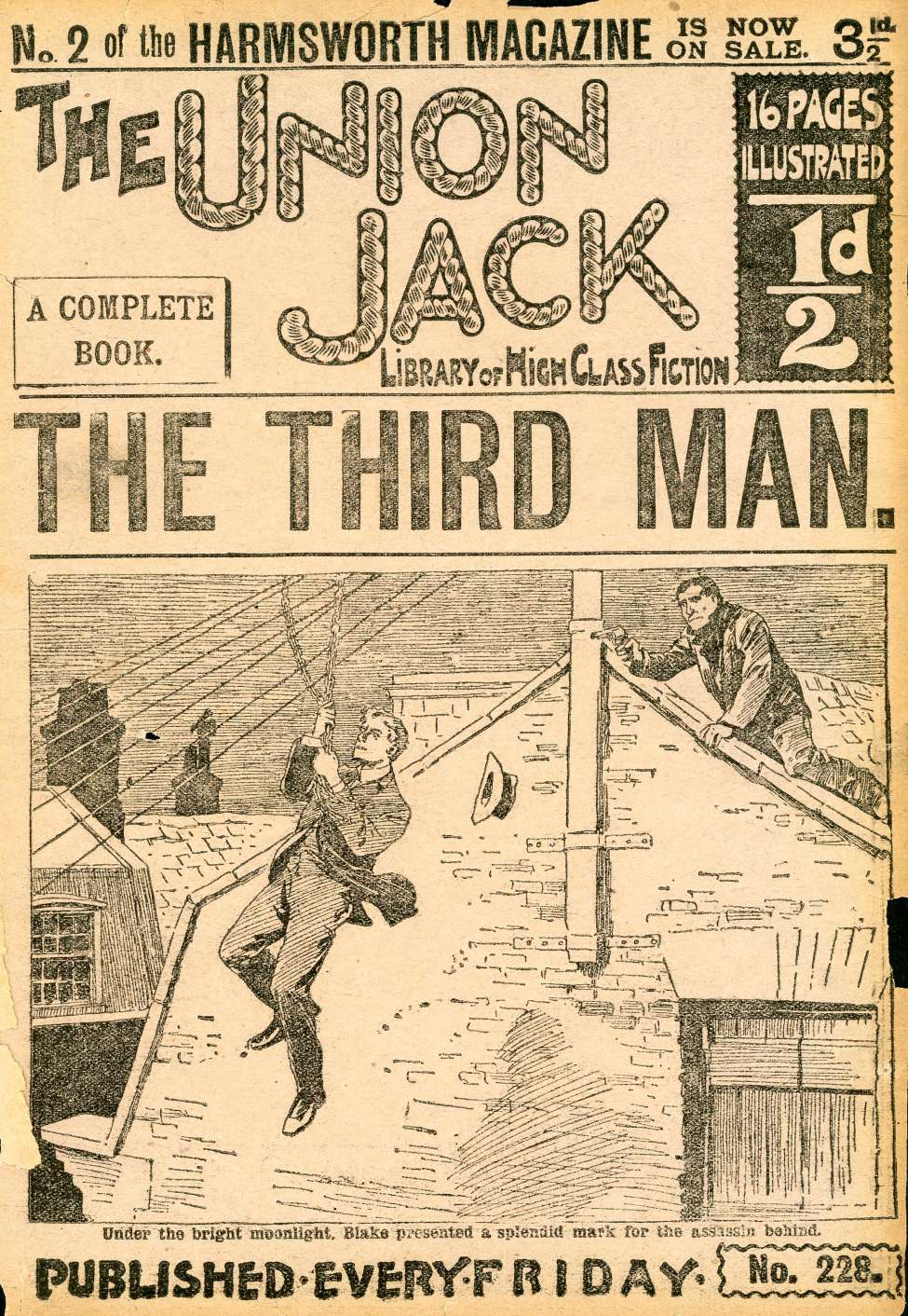 Comic Book Cover For The Union Jack 228 - The Third Man