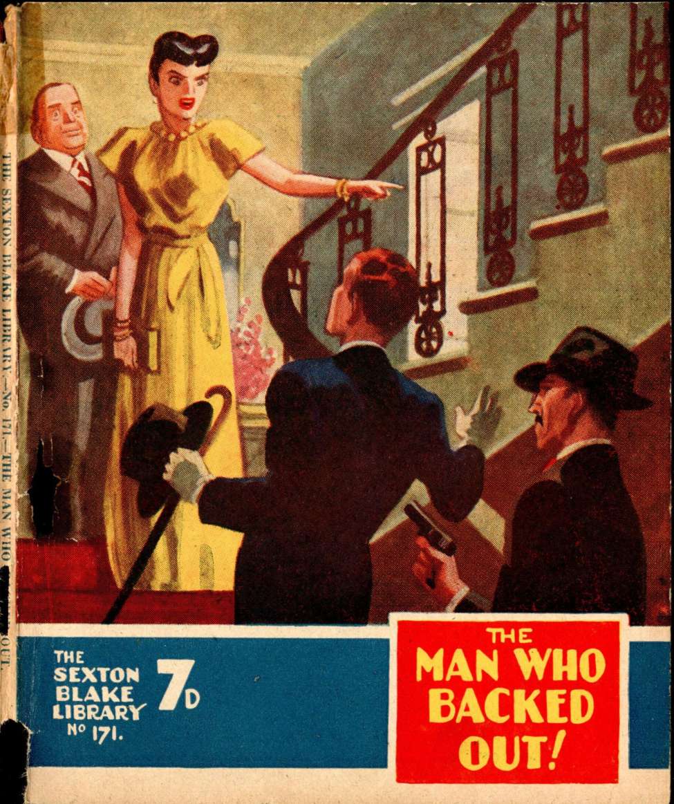 Book Cover For Sexton Blake Library S3 171 - The Man Who Backed Out