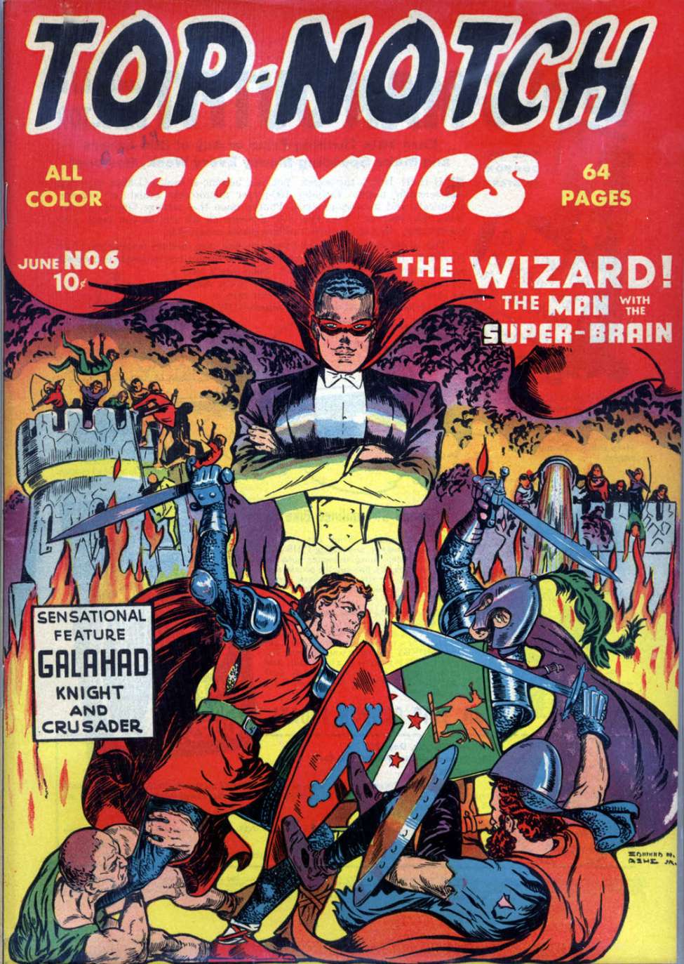 Comic Book Cover For Top Notch Comics 6 - Version 2