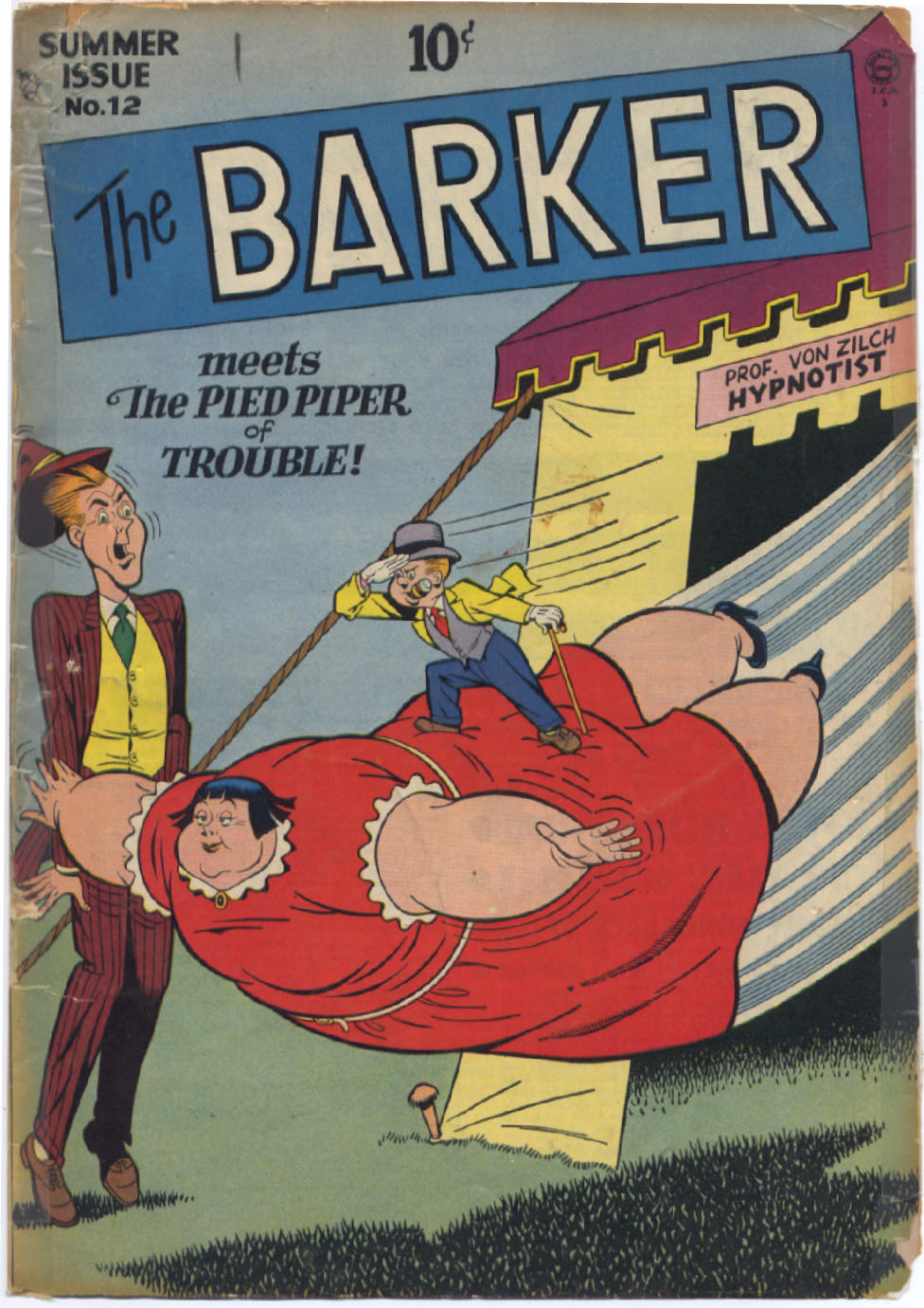 Comic Book Cover For The Barker 12