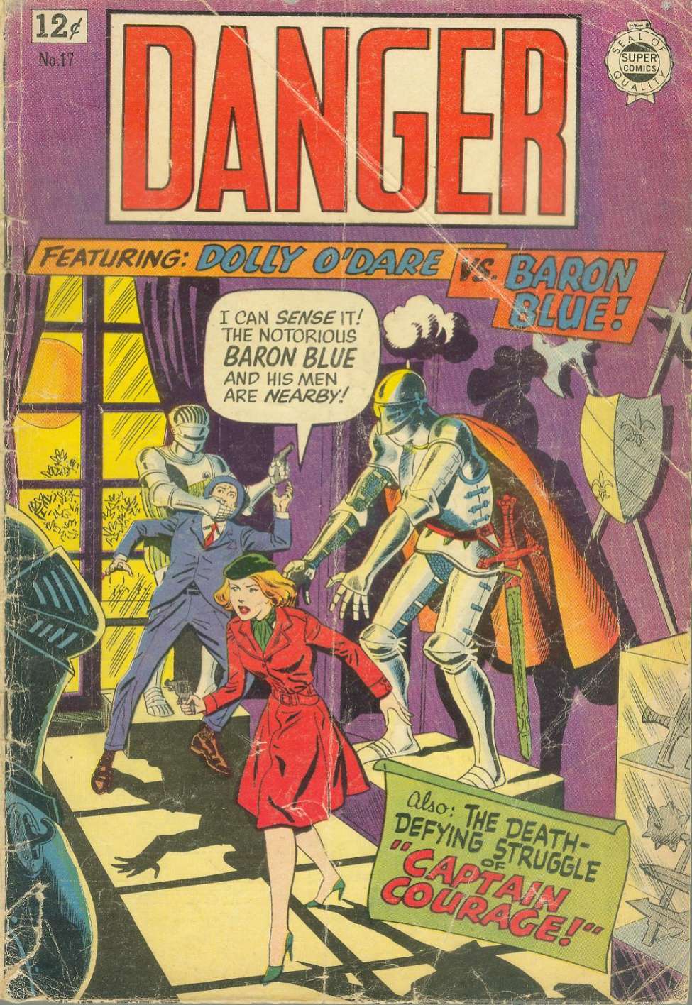 Comic Book Cover For Danger 17