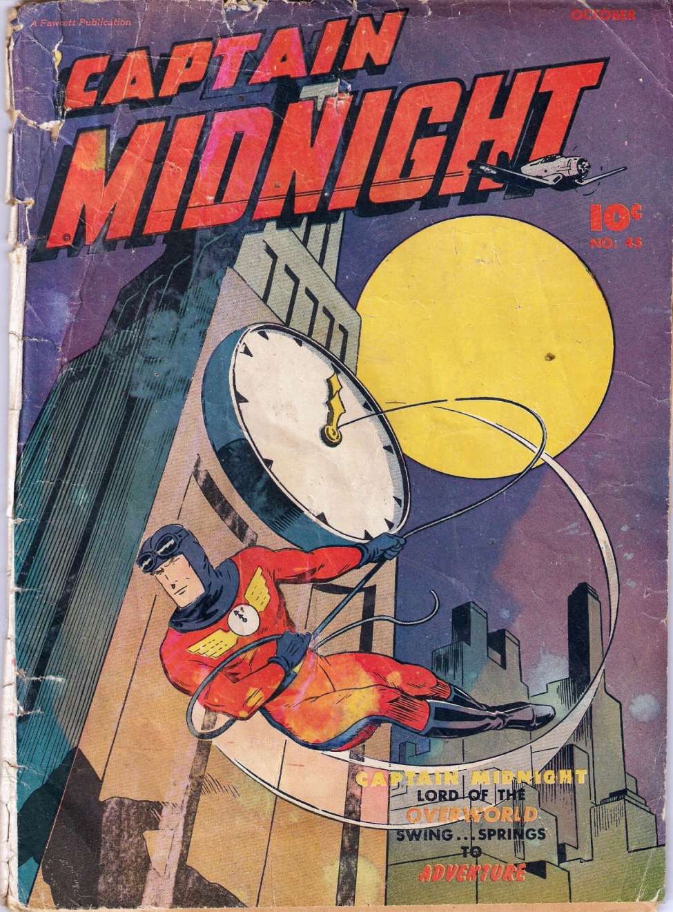Comic Book Cover For Captain Midnight 45