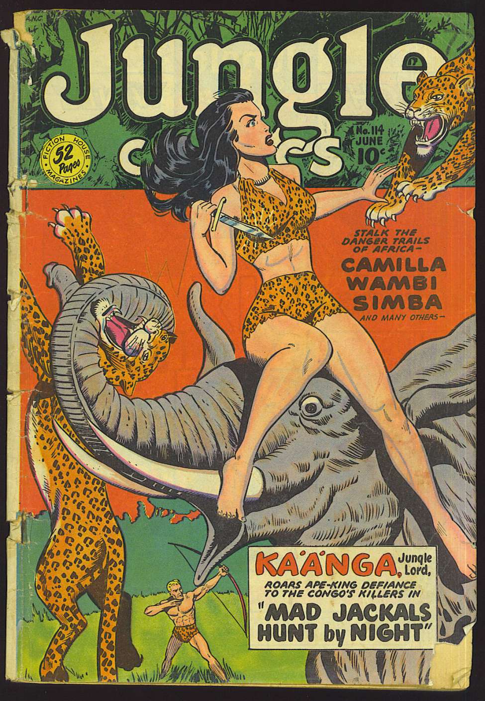 Comic Book Cover For Jungle Comics 114