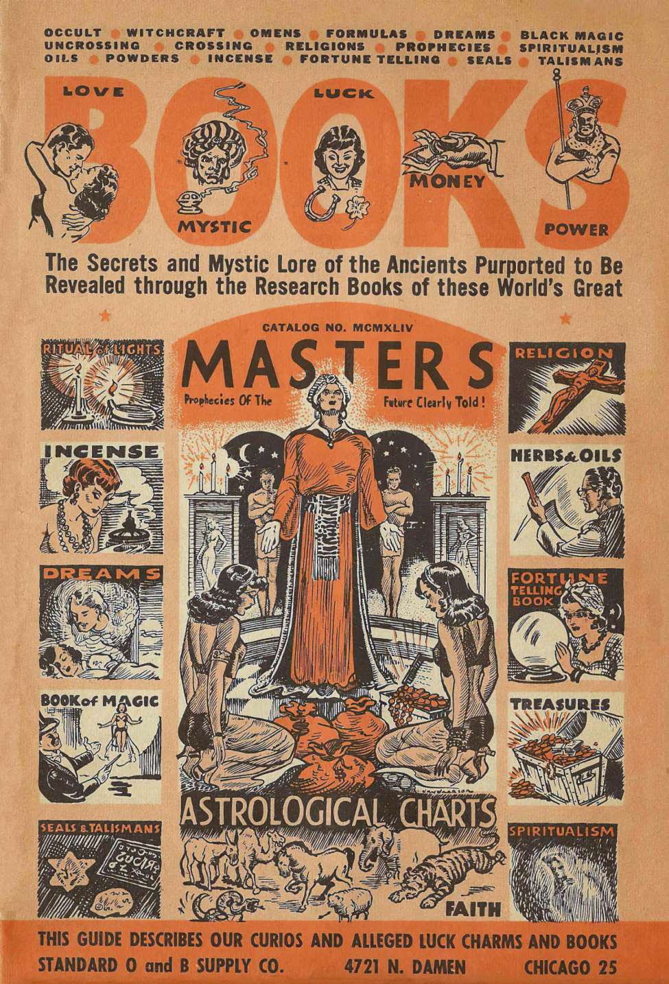 Comic Book Cover For Masters Occult Catalog No. MCMXLIV